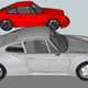 Karl drew straight line rays from the wheel wells to the body to design the new widebody.